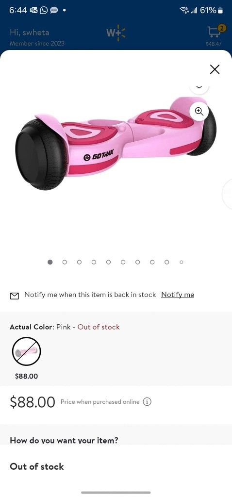 Gotrax Mini Hoverboard