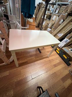 White Wooden Table
