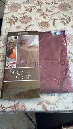 Rectangle Table Cloth. Size in picture.