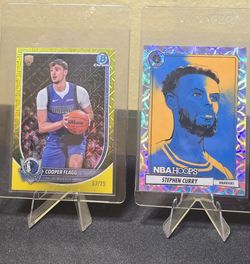Cooper Flagg BCV-1 Yellow Mojo /75>Stephen Curry Presentations