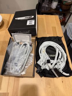 White CableMod Premium PSU Cable Upgrade Kit