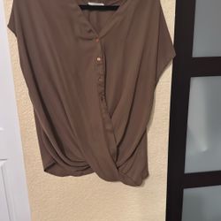 Light brown blouse
