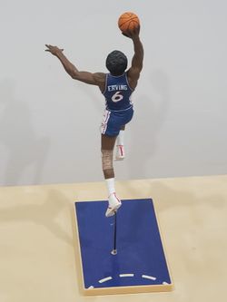 Julius Erving #6 Blue Jersey Philadelphia 76'ers McFarlane