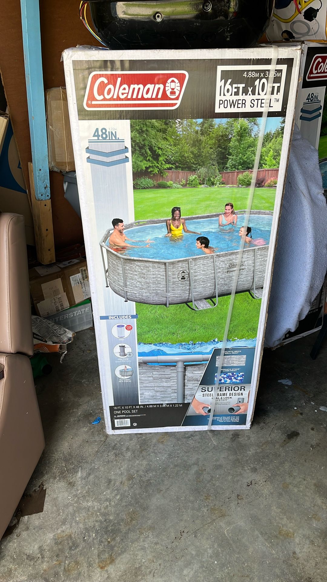 Portable Pool Coleman 16 Ft X 10 Ft