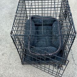 Small Dog Kennel With Cushion 