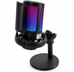 Desktop USB Microphone RGB lighting