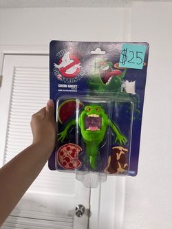 The real ghost buster green ghost figure