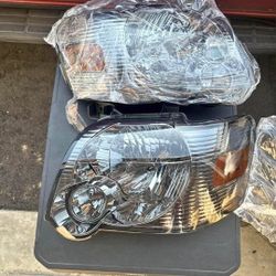 06-10 Ford Explorer|07-10 Explorer Sport Trac Headlights Faros Lights Luces Calaveras Micas