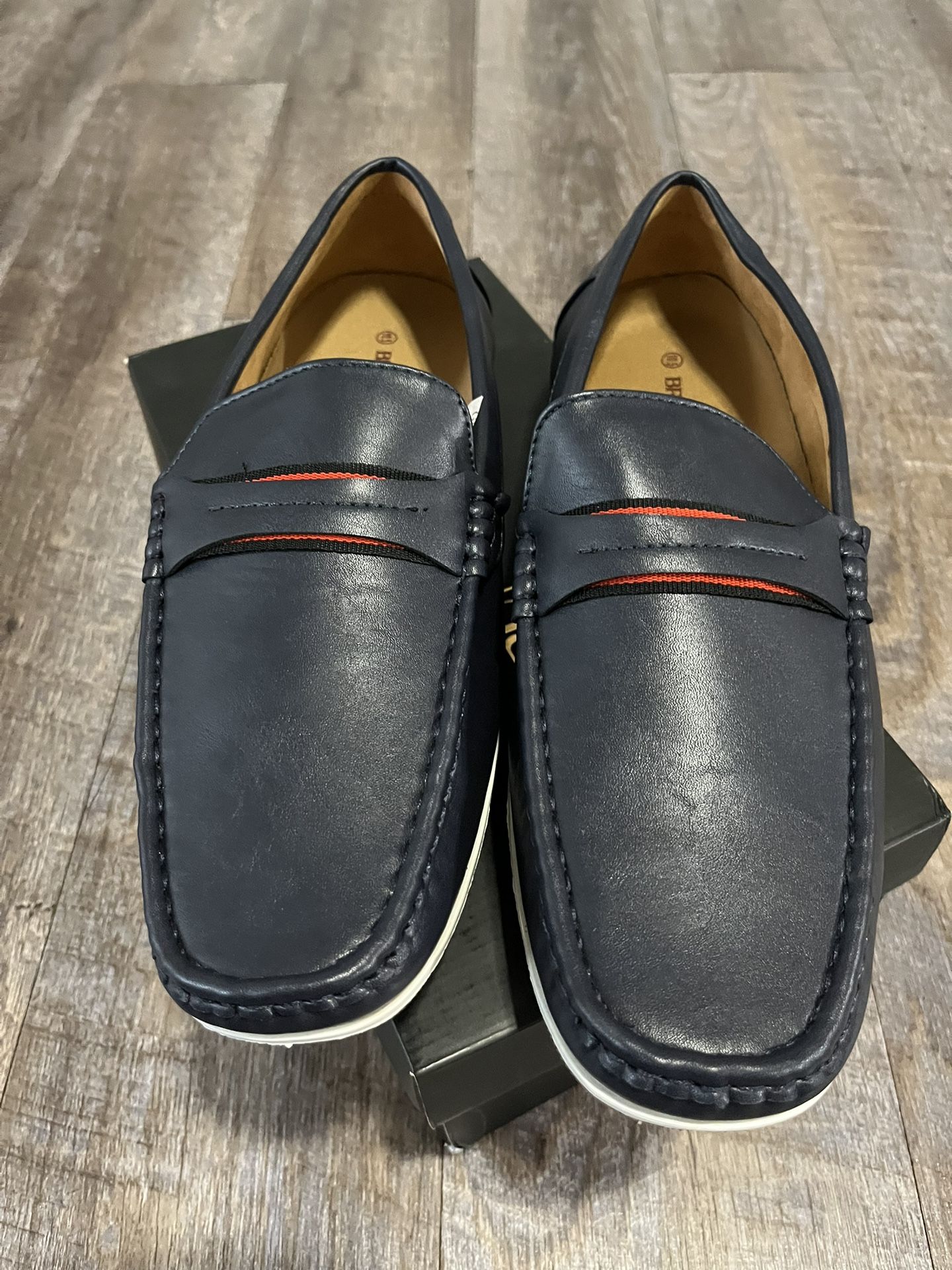 Bruno Marx Leather Loafers 