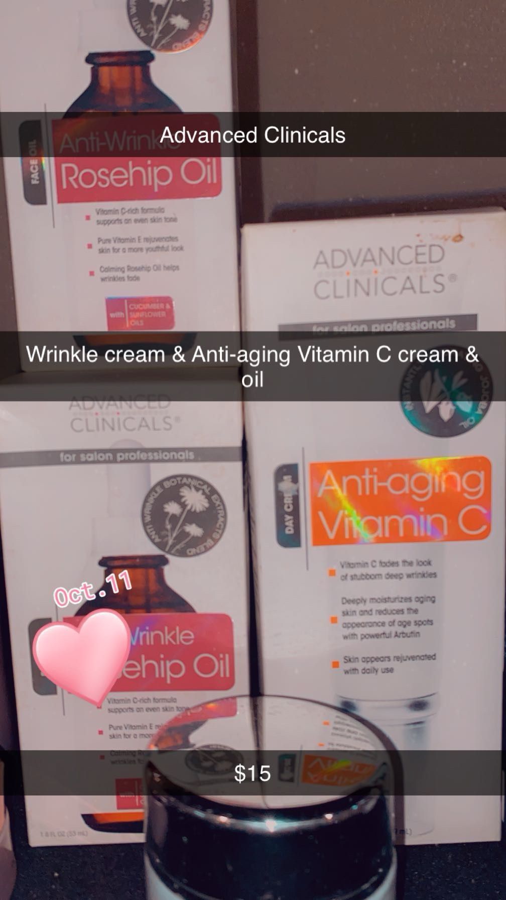 Advanced clinical Aging Cream Vitamin C Cream