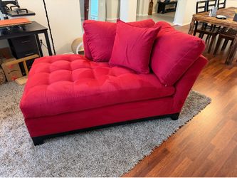 Red Chaise Lounge