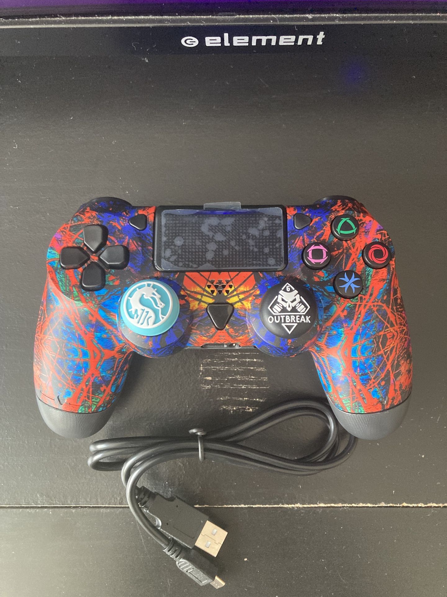 Black PS4 Controller