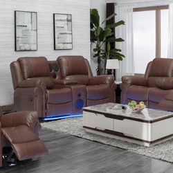 CEASER 2 PCS SET FULLY LOADED RECLINERS $1499