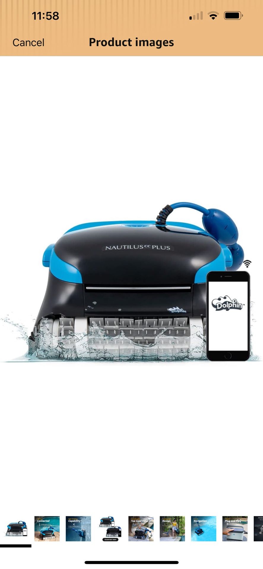 Dolphin Nautilus CC Plus Wi-Fi Automatic Robotic Pool