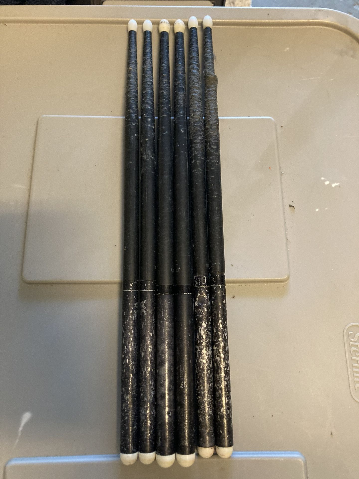 Easton Ahead Drumsticks 5A & 5B one pair each plus one broken pair. Pickup Kempsville library Virginia Beach or Bingo City Yorktown 