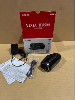 Canon VIXIA HF R500 HD Camcorder 57x Advanced Zoom Complete in Box Tested