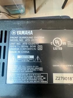 Yamaha speaker bar + subwoofer