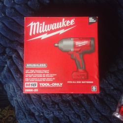 Milwaukee Brushless 1 And 1/2 High Torque Impact  Wrench M18 2666-20