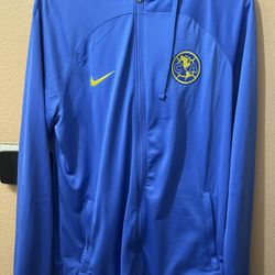 NIKE CLUB AMERICA FULL ZIP JACKET WITH HOODIE 22/23 BLUE