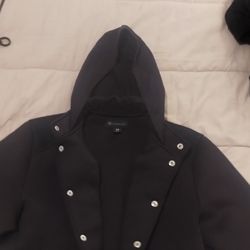 Men's Black Button Up Jacket 