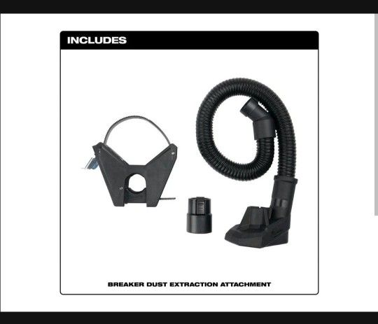 Milwaukee Breaker Dust Extraction Attachment