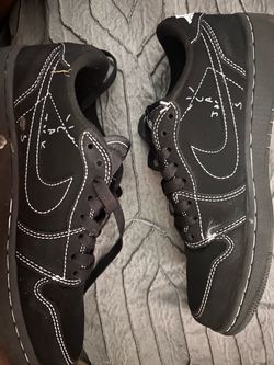 Nike Air Force 1 Travis Scott Black Low Sneakers