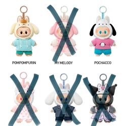 Monster Labubu Hello kitty and friends