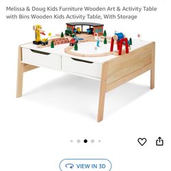 Kids 5 Piece Arts And Crafts Table