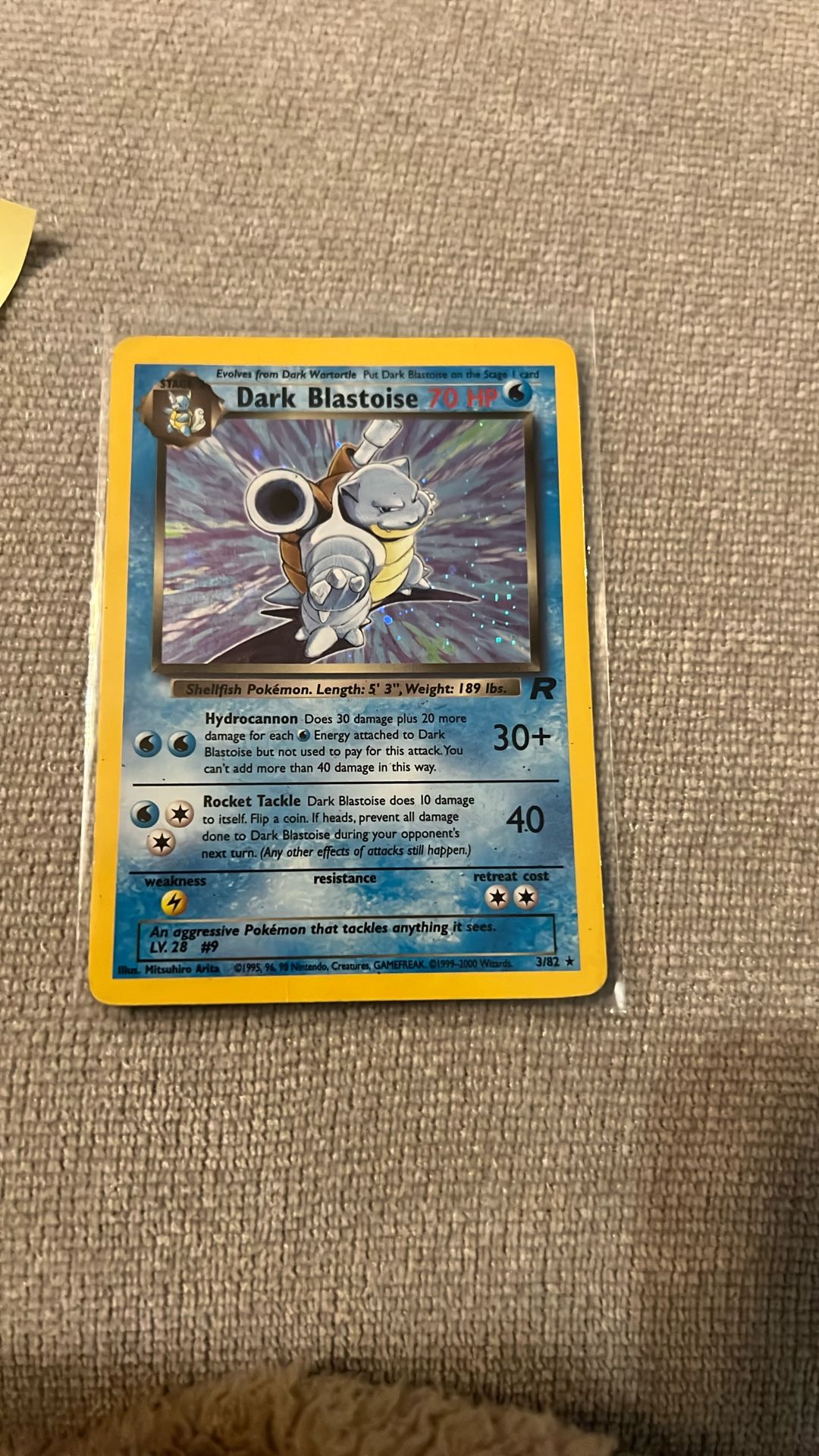 Pokemon Dark Blastoise 