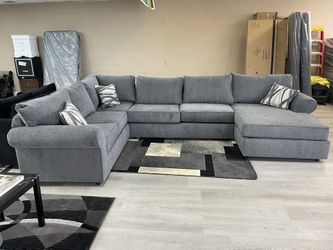 GRAY SECTIONAL U-SHAPE
