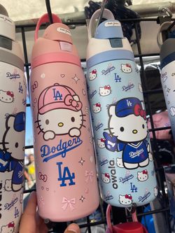 Hello Kitty L.A. Dodgers Owala 32oz water bottle