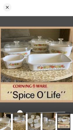 Corningware Spice O Life 9-piece set