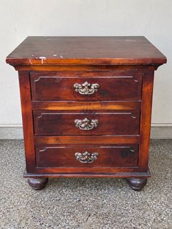 Solid Wood Nightstand