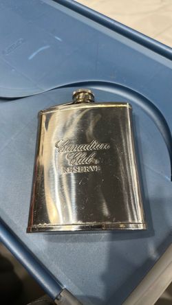 Canadian Club Reserve Stainless Steel Flask