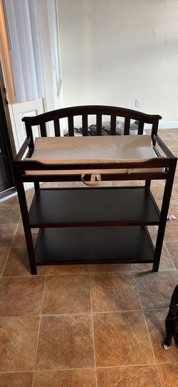 Crib and changing table