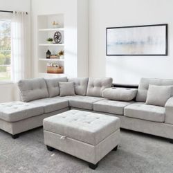 ✨SAND COLOR SECTIONAL