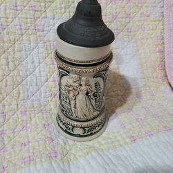 ANTIQUE BEER STEIN MARKED GERMANY AND NUMBERED