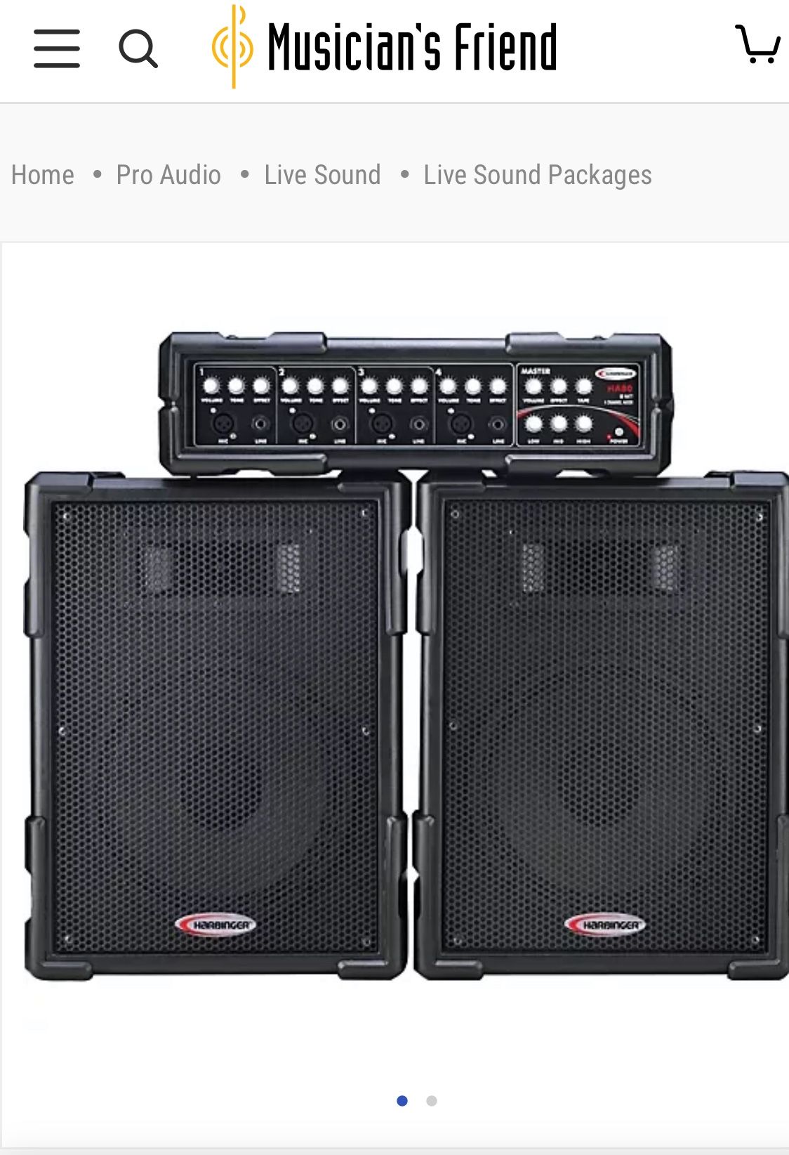 Harbinger HA80 Mixer