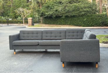 🛋️ Sectional Couch/Sofa - Ikea - Gray - Delivery Available 🚛