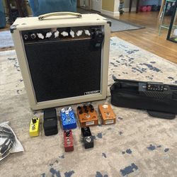 🎸 Guitar Rig - Tube Amp, Pedalboard, Pedals, Power Supply - Tuner/Looper Included!