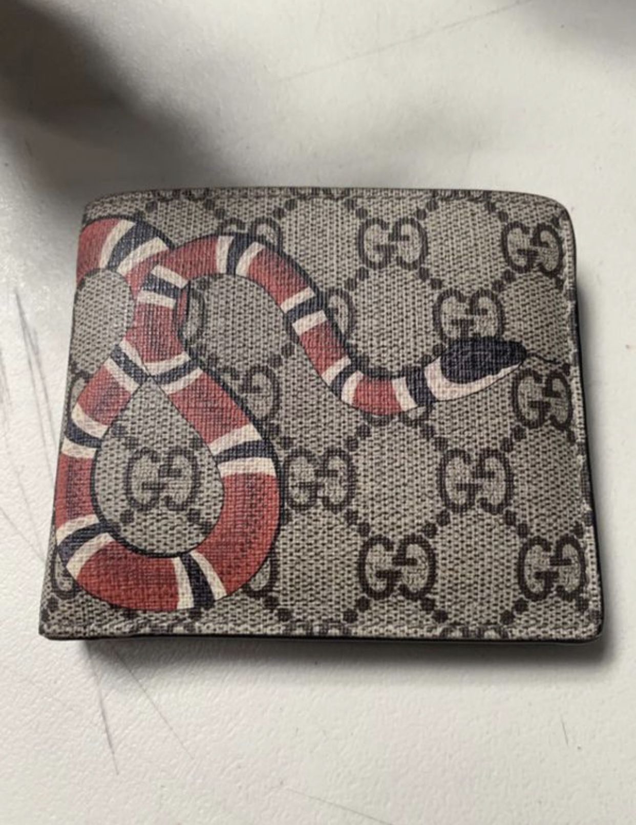 Gucci Supreme wallet GG print large wallet