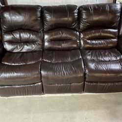 Leather Sofa Recliner