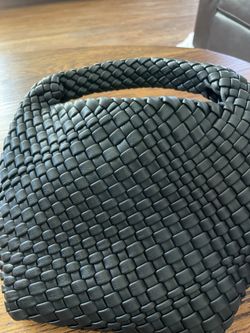 Woven Handbag Vegan Leather