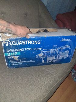Aquastrong pool pump 2 hp