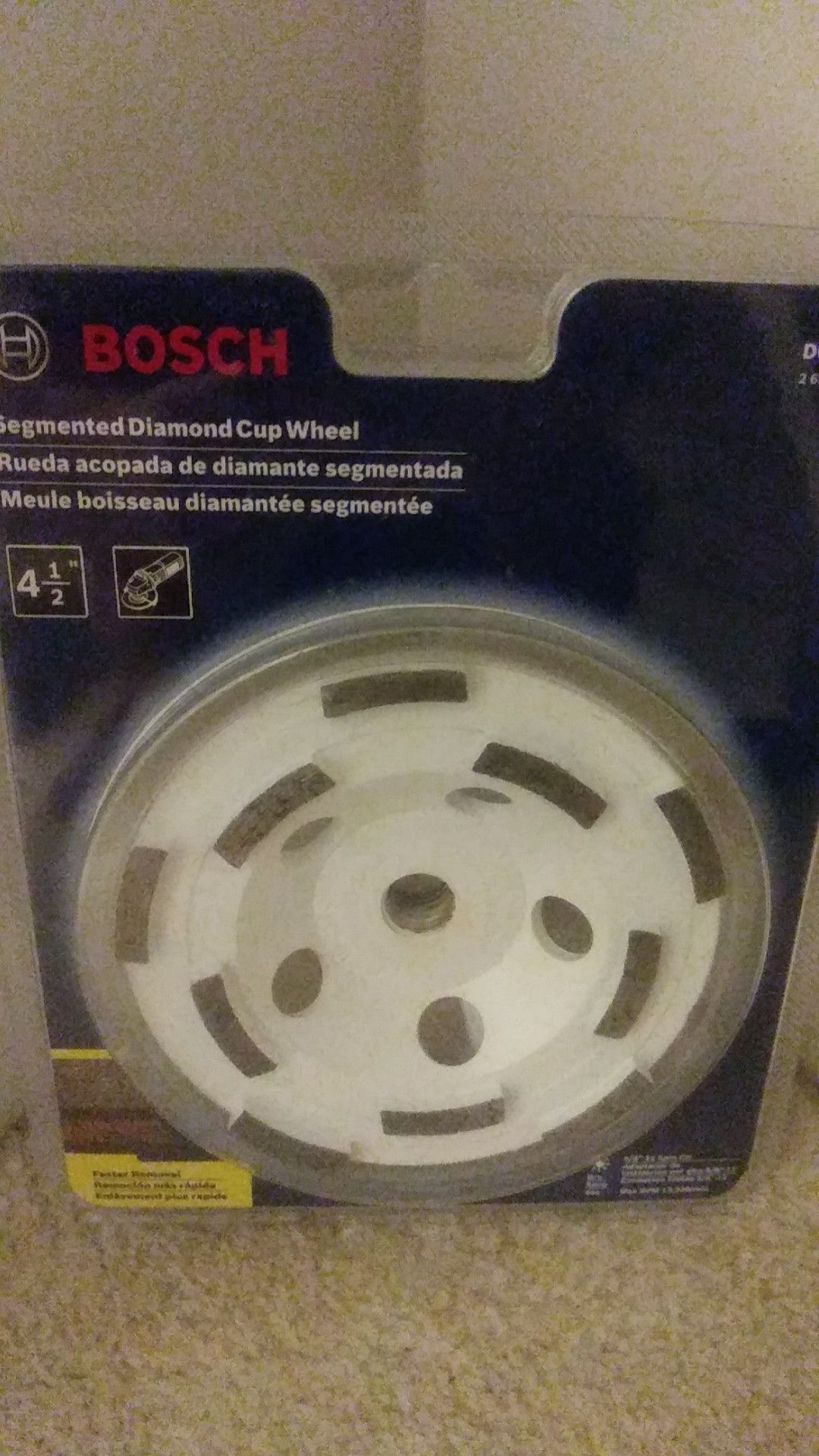 Bosch diamond cup wheel, New