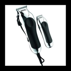 Wahl Deluxe Chrome Pro Home Hair Cutting Kit 25 Piece Set With Clipper And Trimmer 79(contact info removed) 