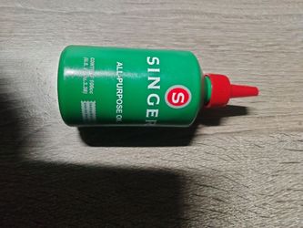 Singer Sewing Oil Green Bottle