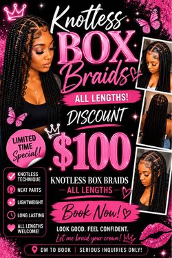 Knotless braids
