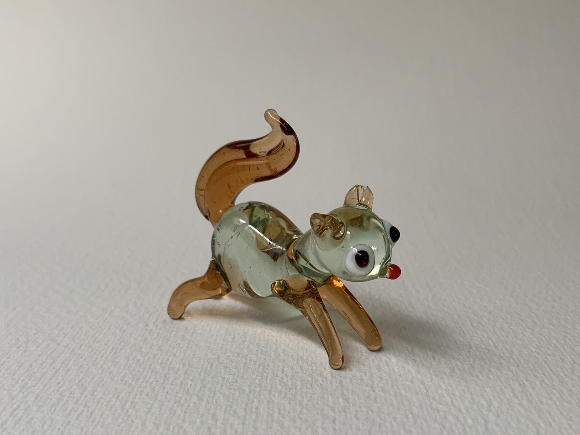 Collectible Glass Figurine Squirrel