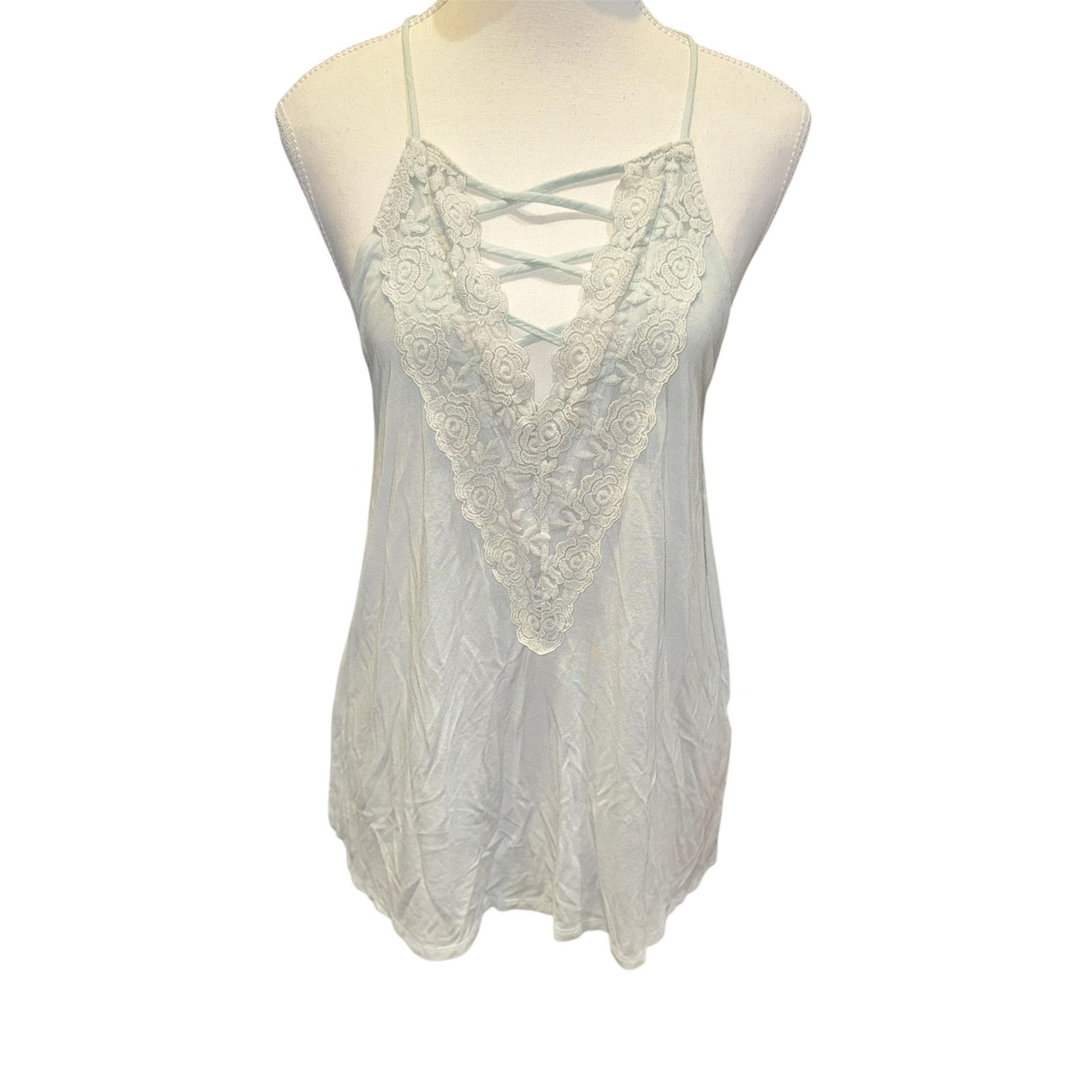 Lace Front Tank